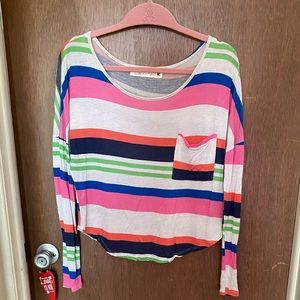 Long sleeve crop top